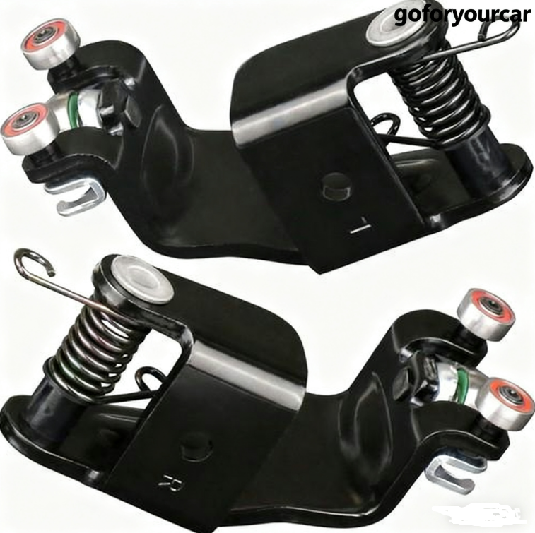 Pair Left & Right Center Mount Sliding Door Rollers For 2005-2010 Honda Odyssey