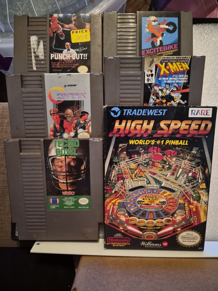 Lot of 6 Nintendo Games - Untested