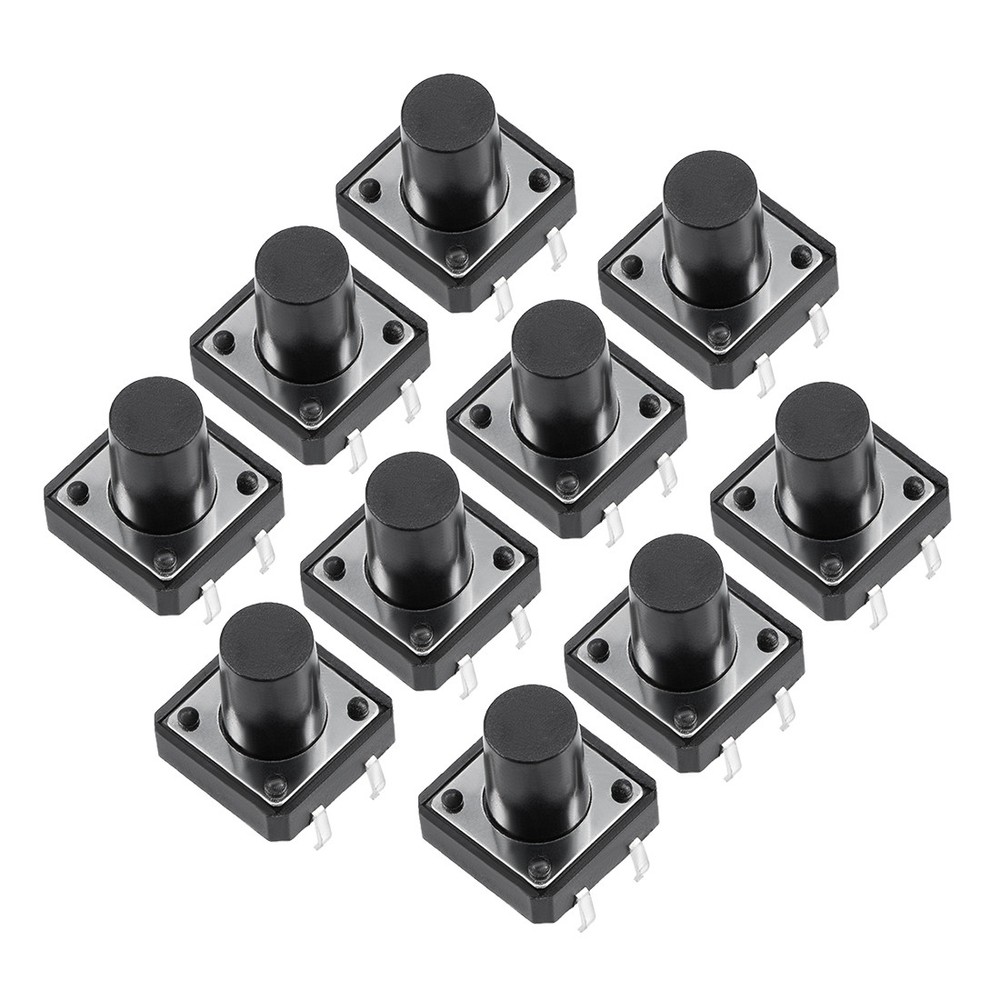 12x12x12mm 4-Pin Micro Tactile Push Button Switch DIP 10PCS