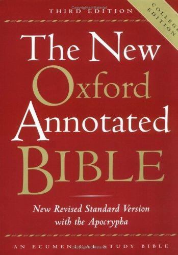 New Oxford Annotated Bible with the Apocrypha, Third Edition, New Revised ...