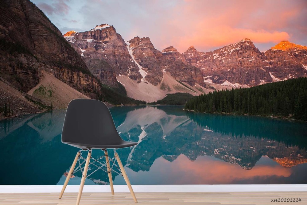 3D Mountains Forests Lakes Landscape Wall Murals Wallpaper Murals Wall Sticker