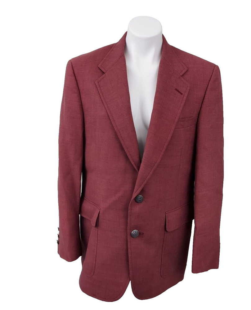 Vtg. Jack Nicklaus Golden Bear Hart Schaffner Marx Button Blazer Sport Jacket 42