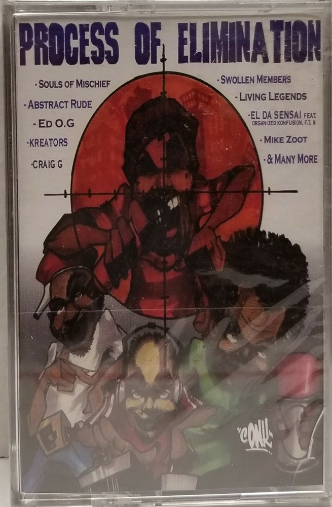 Process Of Elimination-Various Artists Cassette 1999 FACTORY SEALED