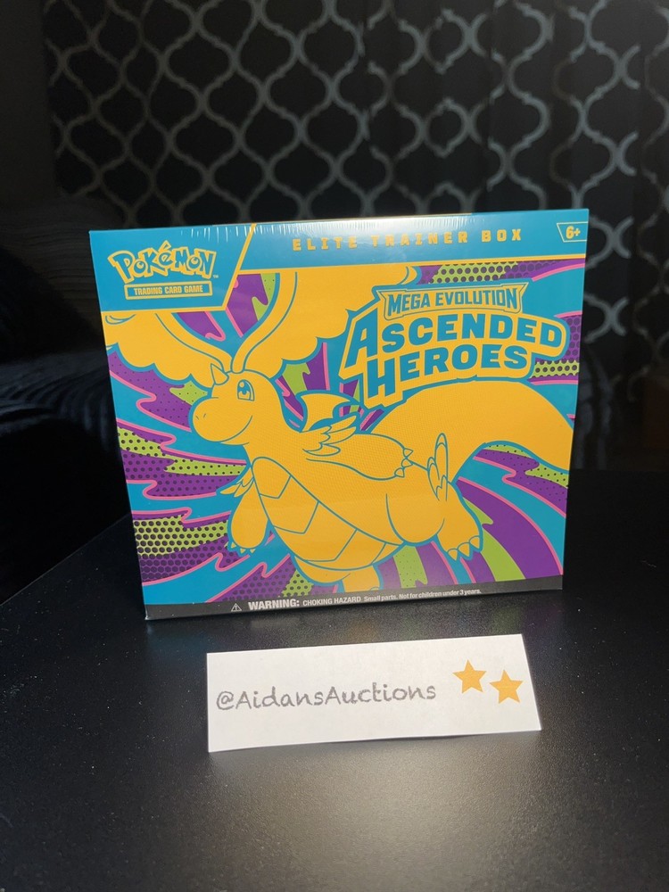 Pokemon Tcg Mega Evolution Ascended Heroes Etb Elite Trainer Box Factory Sealed