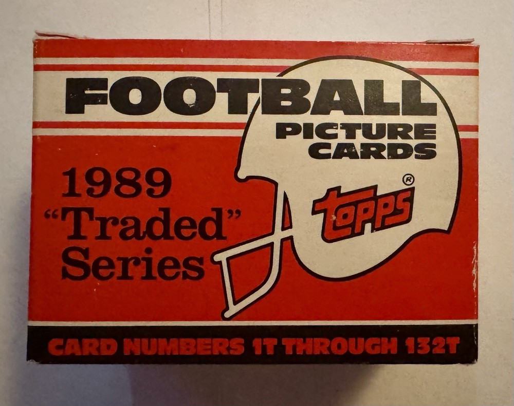 1989 Topps Traded Football Factory Box Set Rookies Barry Sanders, Deion, Aikman