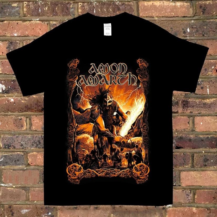 Amon Amarth T-Shirt AMON AMARTH Black New T-shirt Band