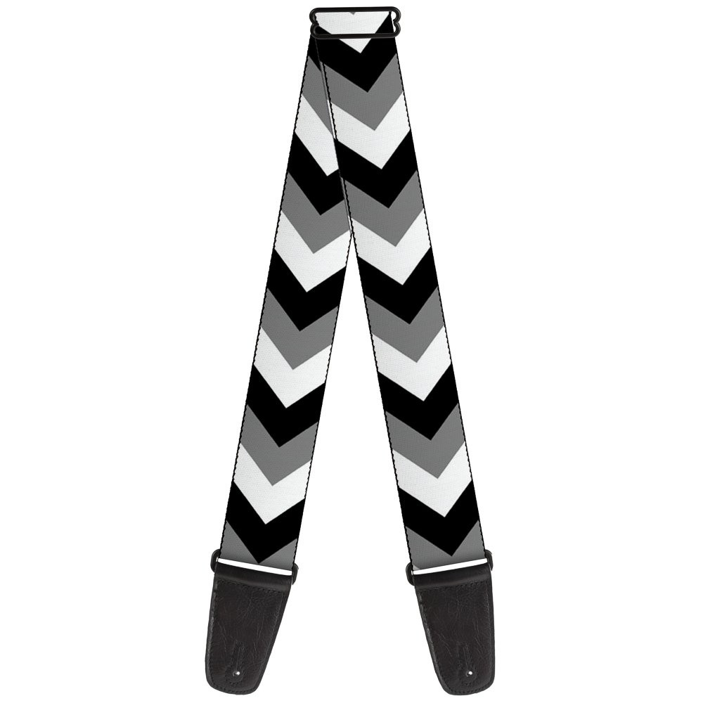 Guitar Strap - Chevron White/Gray/Black ACC NEWAnother great item from Rarewaves USA | Free delivery!