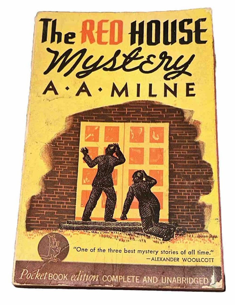 THE RED HOUSE MYSTERY by A.A. Milne ~ 1941 POCKET BOOKS ~ PAPERBACK