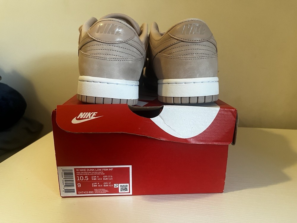 Size 10.5 - Nike Dunk Premium Low Soft Pink W