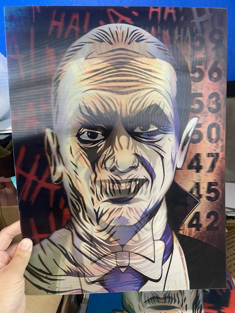 Frankenstein Dracula Mummy Horror Movie Lenticular 3D Poster  