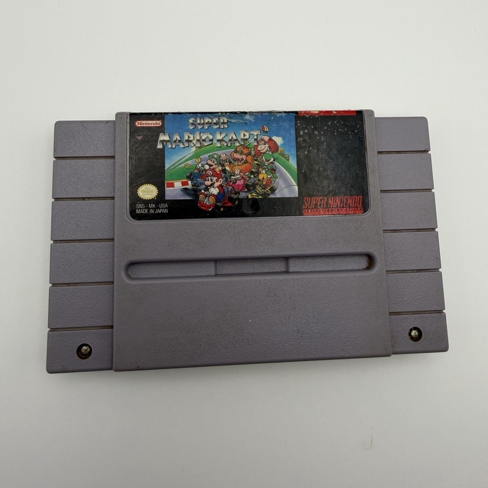 Super Mario Kart (Nintendo SNES) CART ONLY Authentic Tested Free Shipping