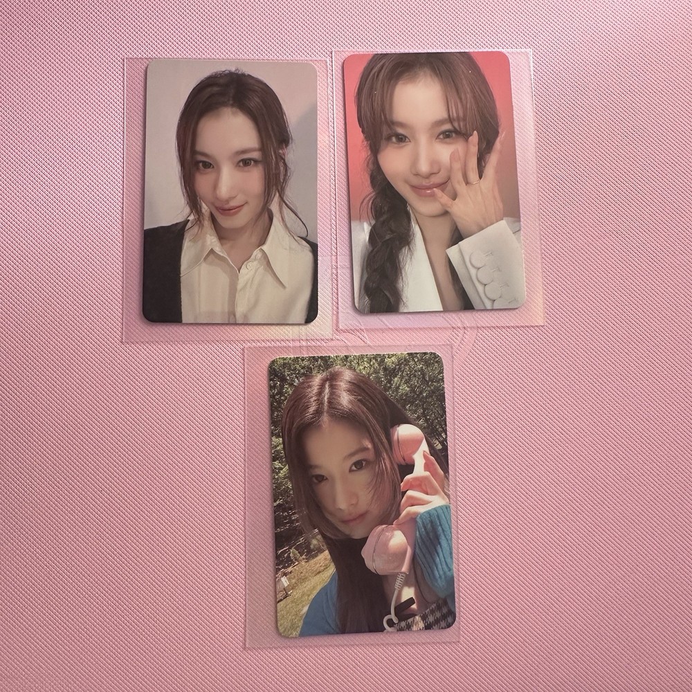 TWICE Sana Official Album Photocard 3pc Set Between 1&2 Story Goes On With Youth