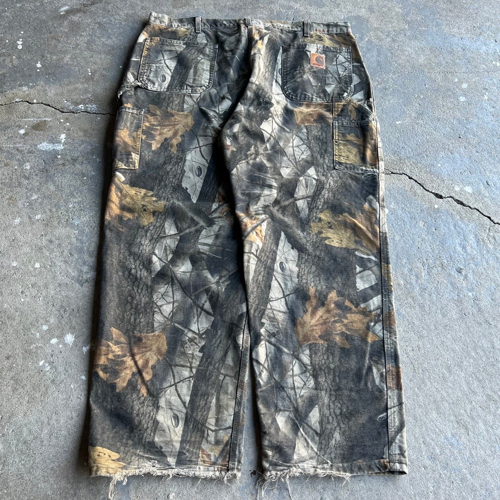 Vintage Y2K Realtree Camo Carhartt Carpenter Work Pants