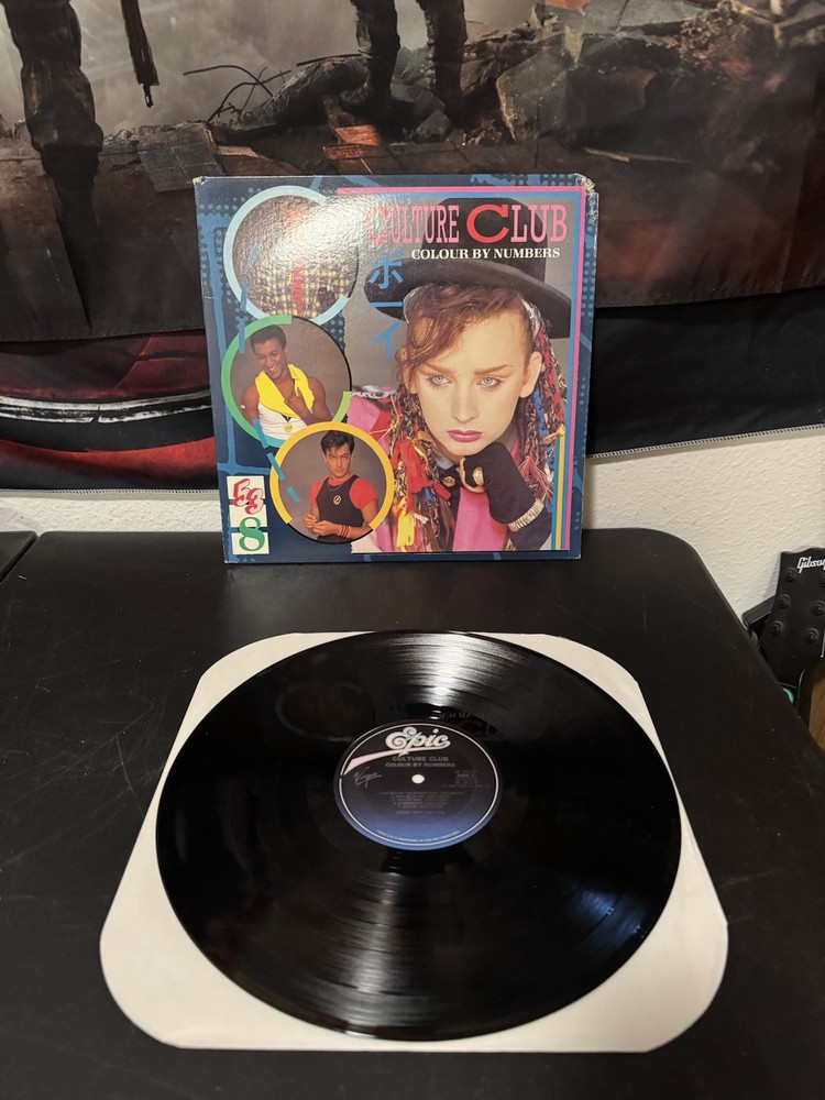 Culture Club Colour By Numbers QE39107 Vintage 1983 Vinyl Virgin Records VG/VG+