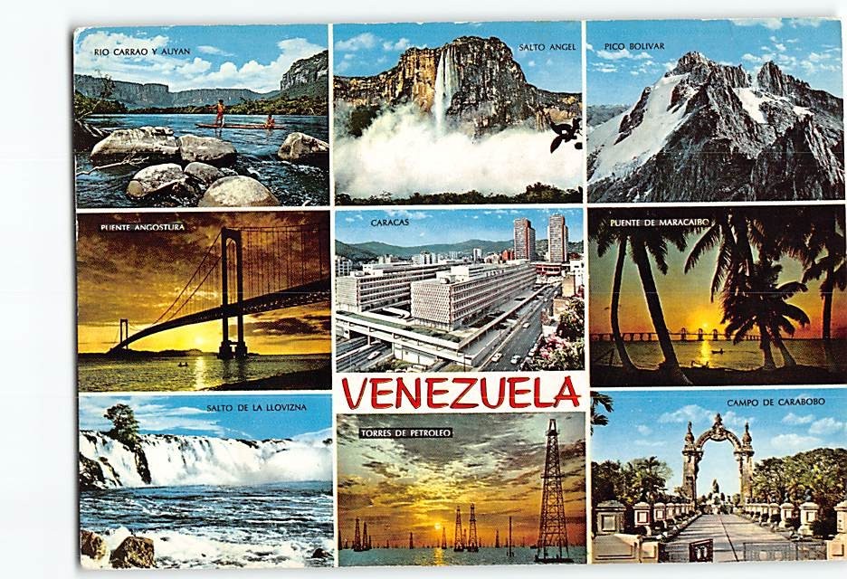 Postcard Scenes & Views Venezuela