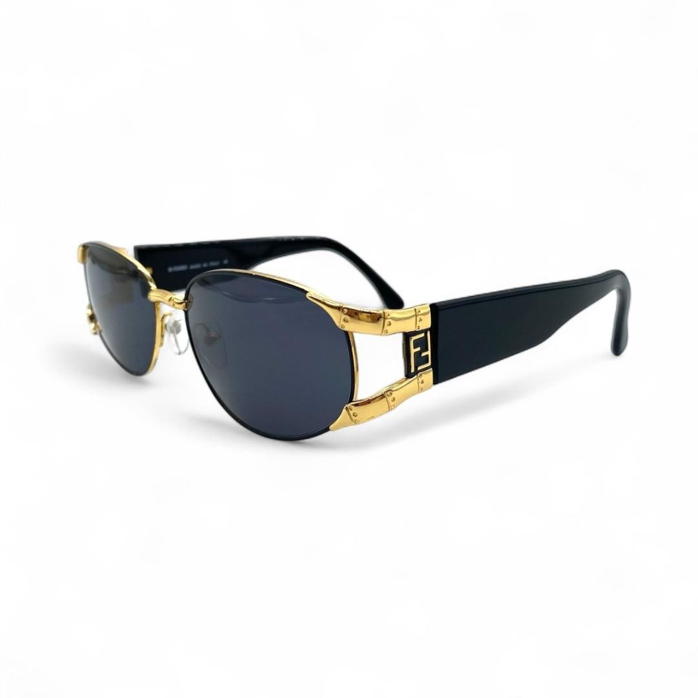 Fendi Vintage Gold Sunglasses Unused 7.5 10 W5.5in No Exchange