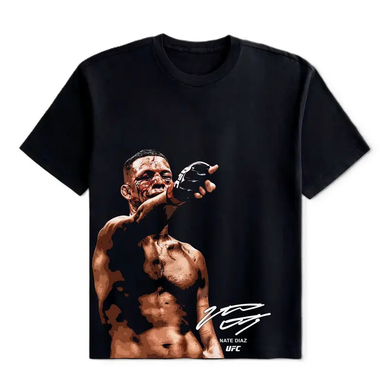 Nate Diaz UFC Fighters Tee, UFC Fighters T Shirt, Graphic T-Shirt