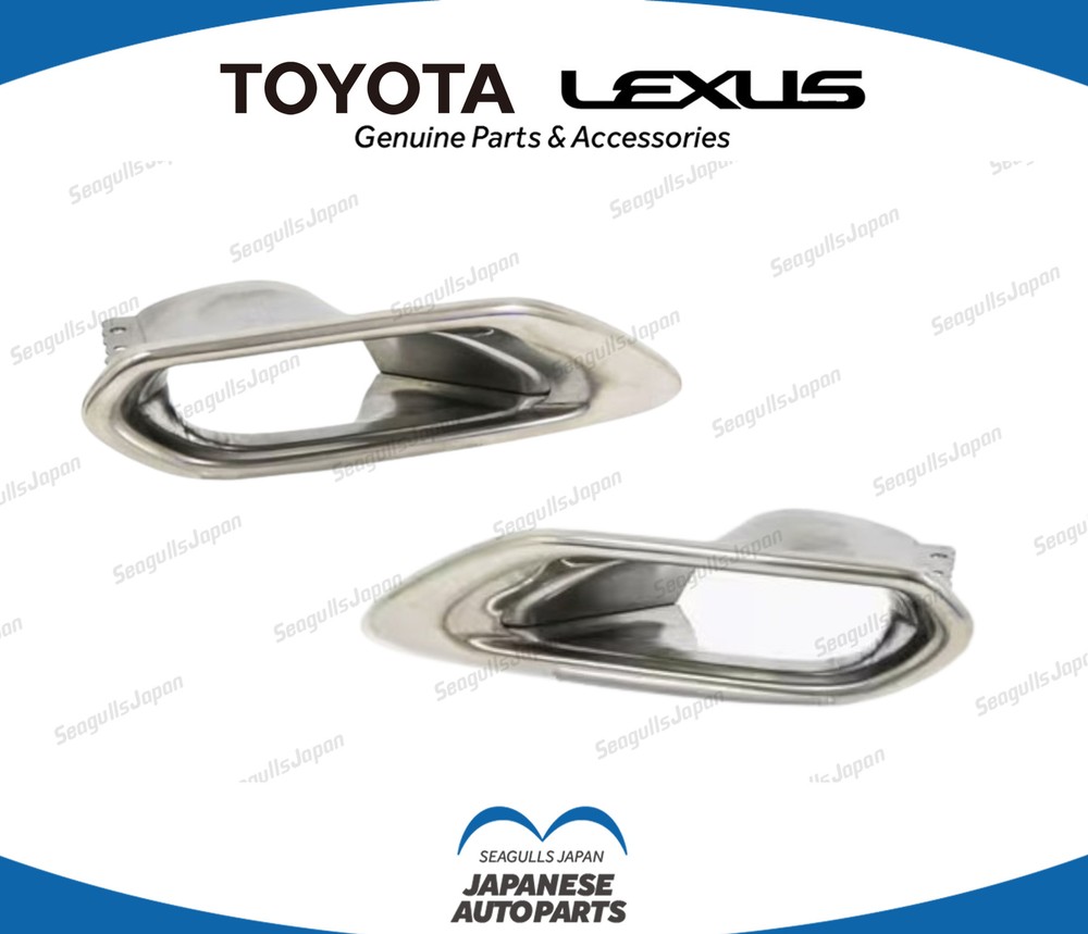 TOYOTA OEM LEXUS LS460 LS600hL Extension Rear Bumper Set Left Right