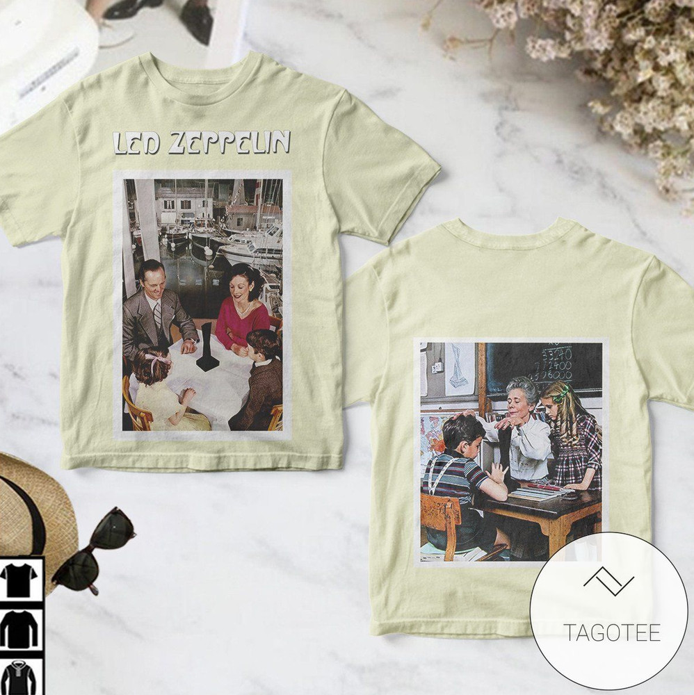 Led Zeppelin Presence Album Cover AOP 3D T-Shirt