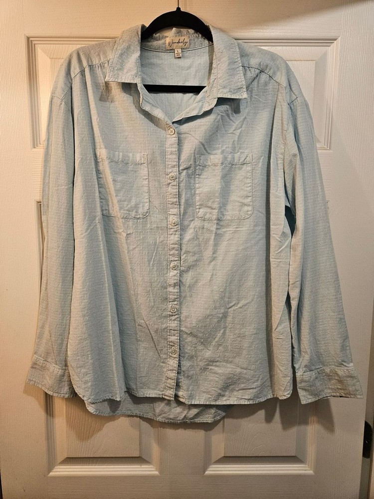 Wonderly Light Blue Button-Down Shirt
