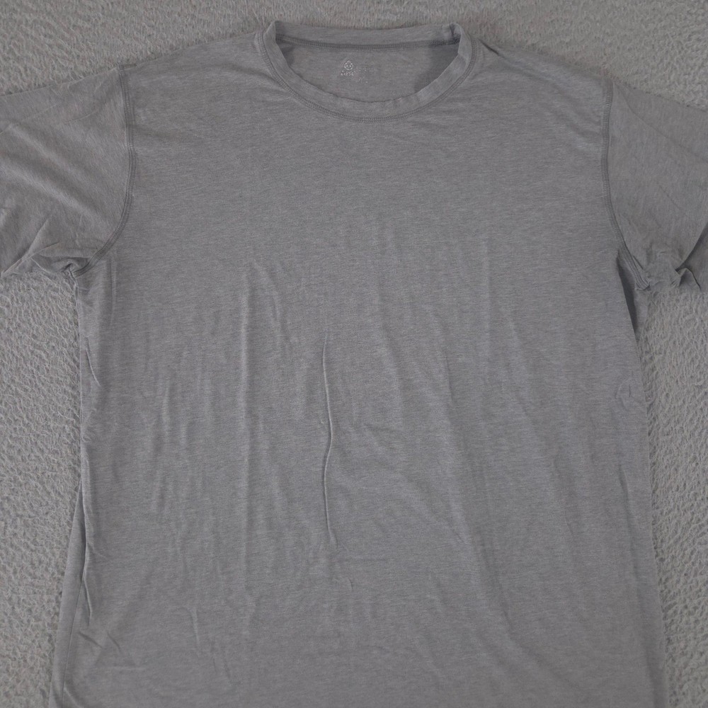 Tasc Shirt Mens XL Grey Carrollton Bamboo Viscose Blend Short Sleeve Tee Casual