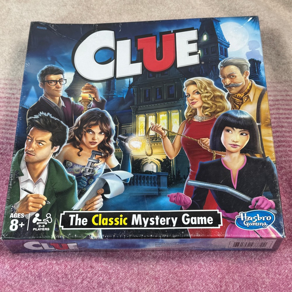 CLUE Board Game A5826 The Classic Mystery Game – NEW Sealed Hasbro