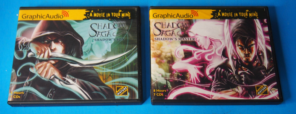 Shadow Saga Shadow's Master Jon Sprink 2 Set Lot AudioBook Set GraphicAudio