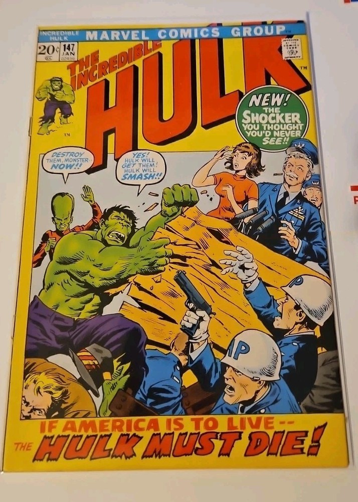 Marvel Comics Incredible Hulk # 147 Nice Copy