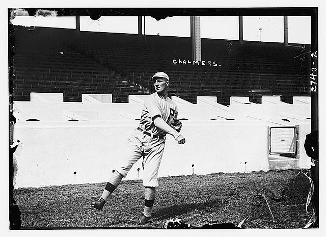 New York NY Polo Grounds George Chalmers Philadelphia NL 1912 Baseball Pitcher