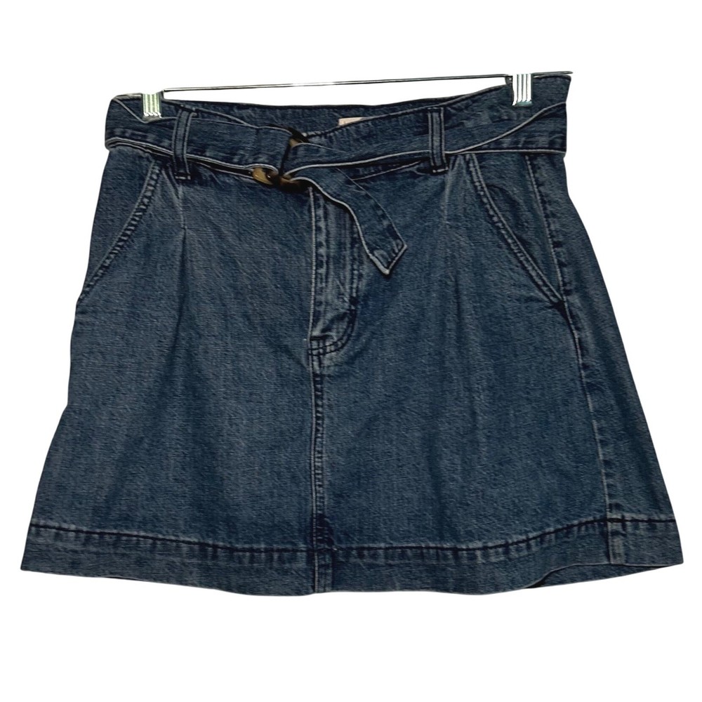 Free People We the free denim mini skirt women's 28 festival boho summer casual