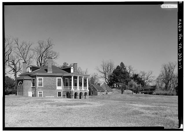 11. GENERAL VIEW FROM SOUTHWEST 1986 - Poplar Forest, State Route 661, Forest,