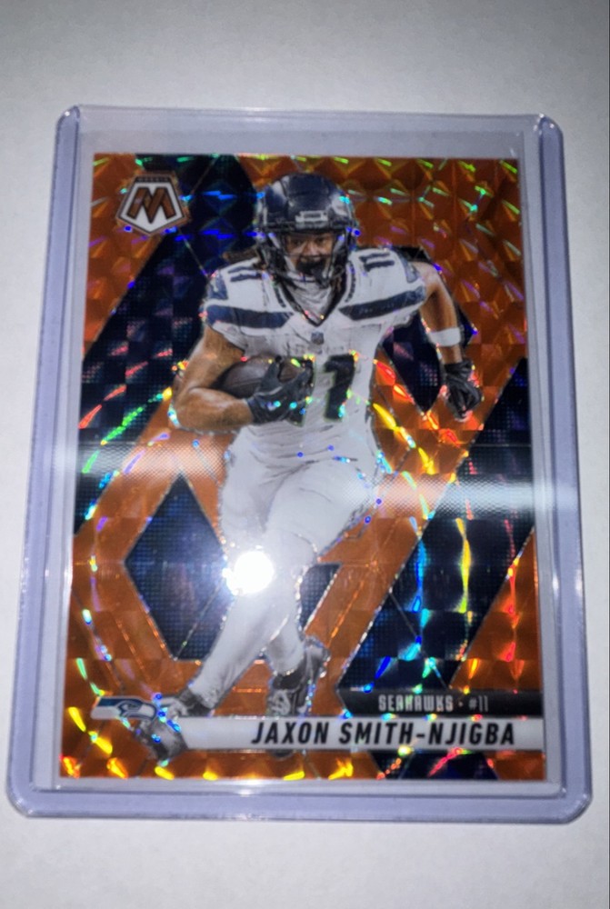 2025 Panini Mosaic - Jaxon Smith-Njigba #229 Orange Mosaic Prizm /199