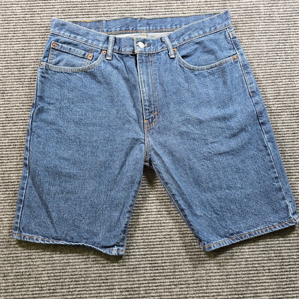 Levi’s 505 Denim Shorts Men's 36 Blue Straight Leg
