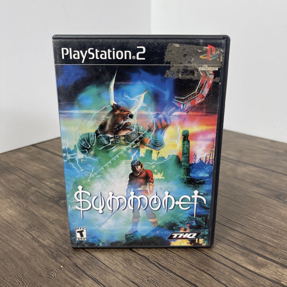 Summoner (Sony Playstation 2, PS2) Complete With Manuel/ CIB Tested & Working