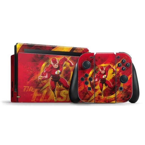 DC Comics Flash Nintendo Switch Bundle Skin - Ripped Flash