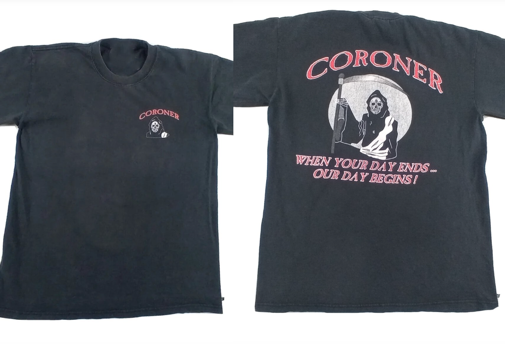 Coroner Thrash Metal Rock Band Unisex T-shirt All Size S To 5XL BT796