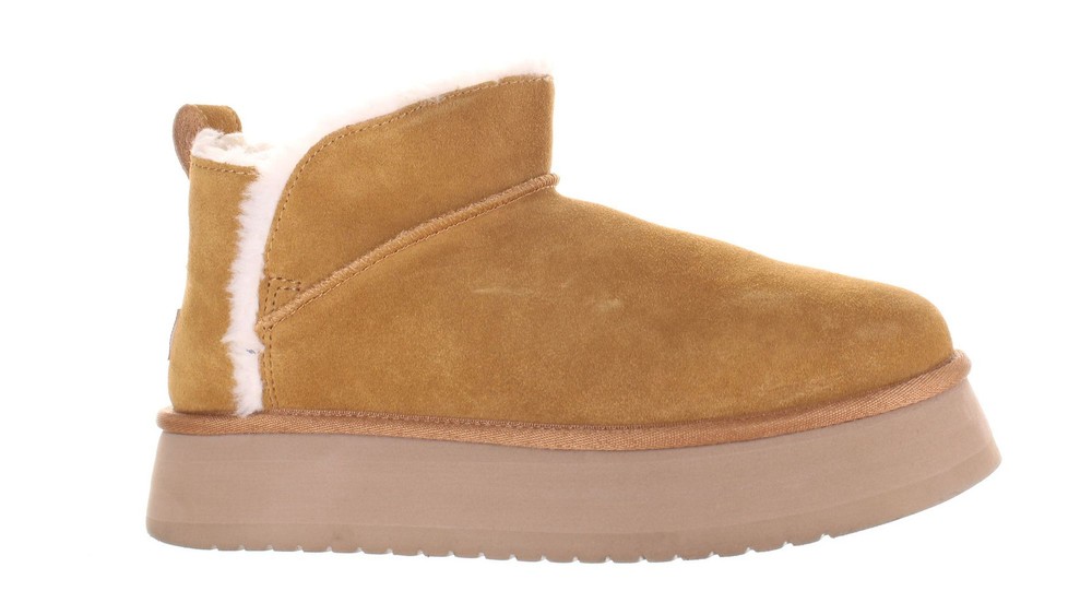 Koolaburra Womens Ultra Mini Platform Brown Ankle Boots Size 9 (7791976)