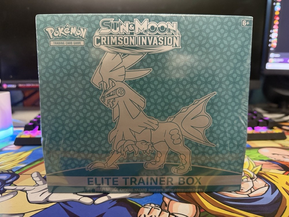 Pokemon Sun & Moon: Crimson Invasion Etb - Tcg Factory Sealed New