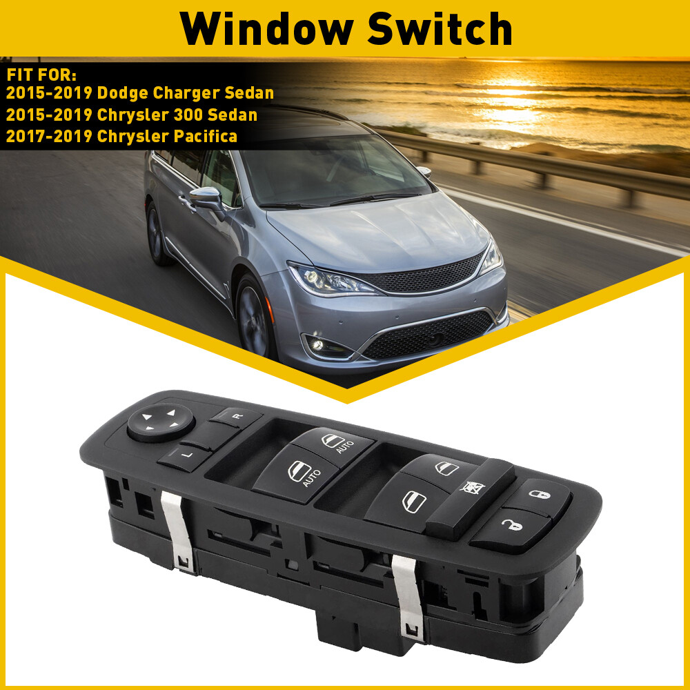 Power Front Window Control Master Switch for 15-19 Dodge Charger Chrysler 300 LH
