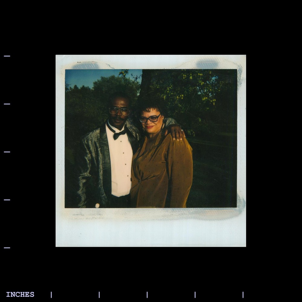 Old Polaroid Photo BLACK AFRICAN AMERICAN MAN WOMAN COUPLE
