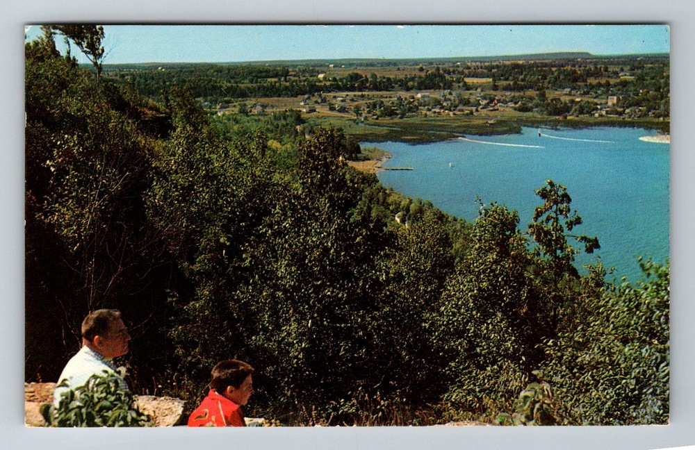 Canada- Manitoulin Island Gore Bay Ontario Scenic Overlook Post Vintage Postcard