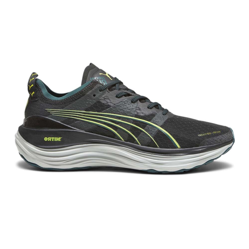 Puma Foreverrun Nitro Wtr Running  Mens Black Sneakers Athletic Shoes 37847201