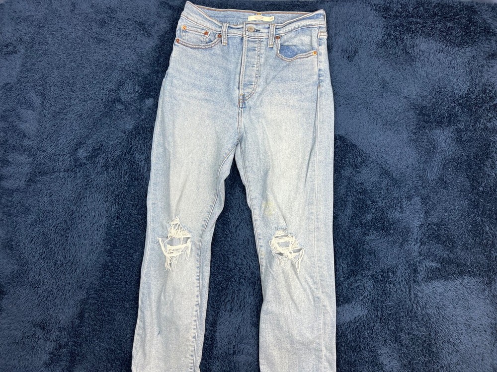 Levis Wedgie Straight Womens Jeans 28x26 (29x26) Blue
