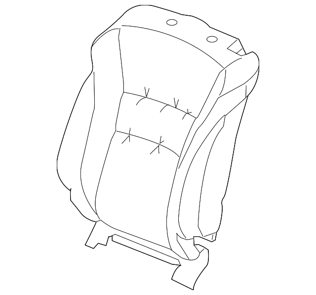 Genuine Honda Seat Back Cover 81521-T3L-A01ZA
