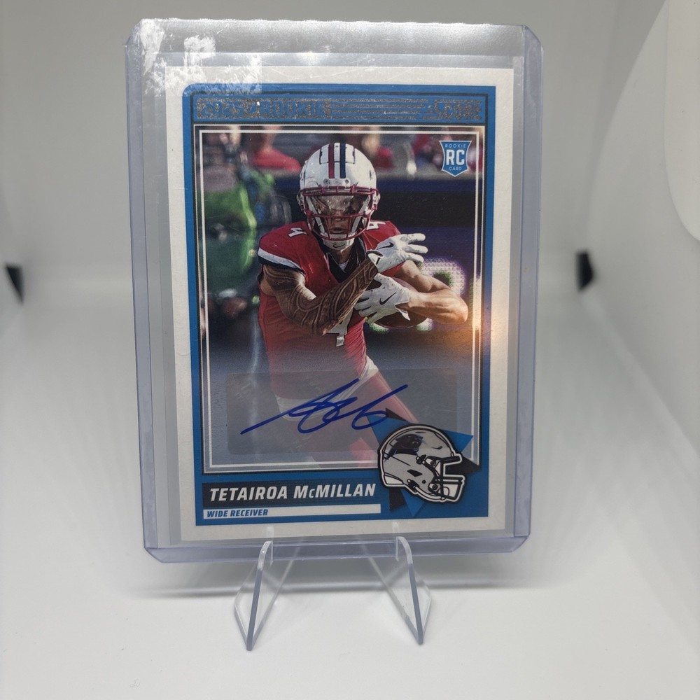 2025 Score - Rookies Tetairoa McMillan #17 Signatures (AU, RC)