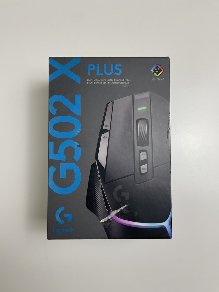 Logitech G502 X PLUS Wireless RGB Gaming Mouse with LIGHTSPEED in Black