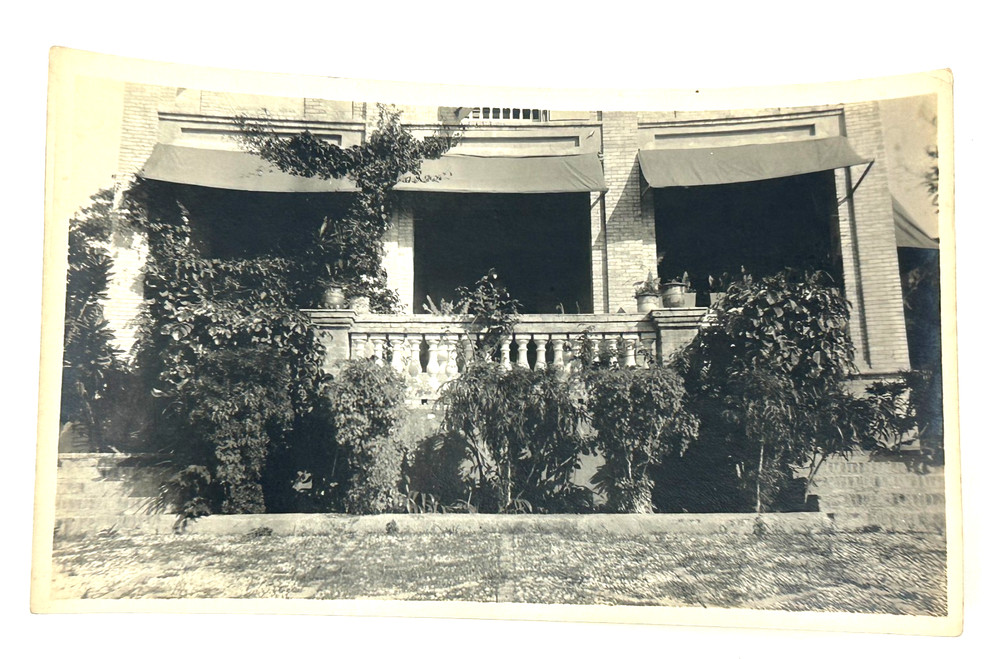 1930s Haiti Photo – Tropical Porch with Awning | Colonial Veranda Scene