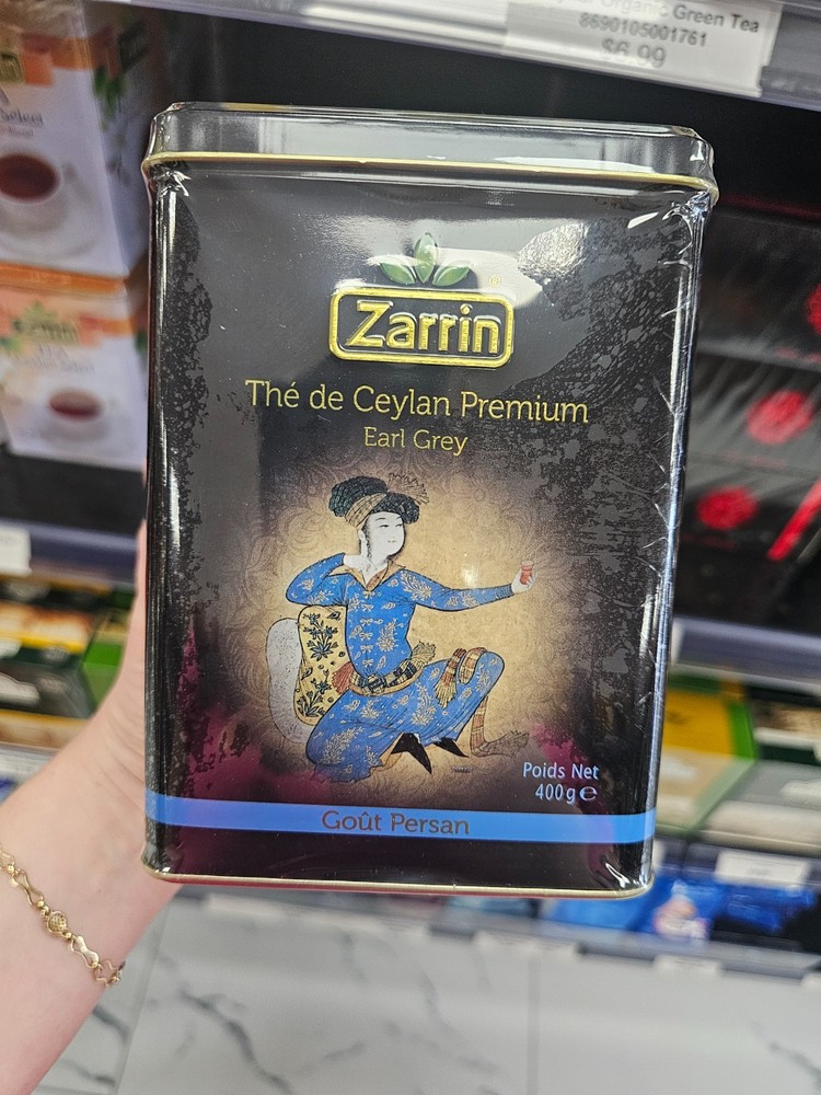 Zarrin - Premium Ceylon Black Tea with Earl Grey, 400g 14.1 Ounce (Pack of 1)