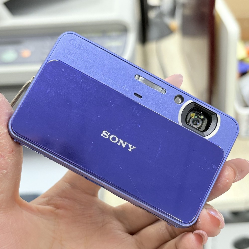 Sony Cyber-Shot DSC-T110 16.1 MP 4x Optical Zoom Digital Camera English Purple