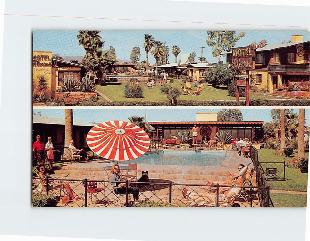 Postcard Motel El Corral  Tucson Arizona USA